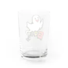 Cɐkeccooのおばけちゃんばぁ!(Boo!ゴースト)カラフル Water Glass :back