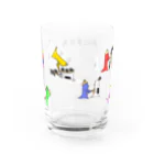 おぬしわんの店のおにぎり丸のグラス Water Glass :back