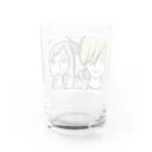 無職組合のゴミ屋さんのグレーなNEETグッズ Water Glass :back