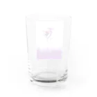 宵花火のヨリソッテ(紫) Water Glass :back