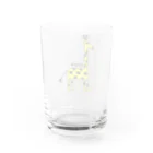 麦畑のキリンY(下手な絵) Water Glass :back