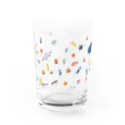 いろんな描いた絵のやつのギョッ！ウオーグラス Water Glass :back