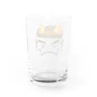 よもぎのショップの節分の鬼（豆まき用） Water Glass :back