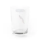 ゆるいナニカの 母のトカゲ Water Glass :back