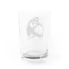 GemBox SUZURI店のモナゴリラ モナコイン 単色BK (SZ) GemBox Water Glass :back