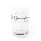 ninoのおよぐペンギン Water Glass :back