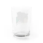 あーあーのくろねこと文学 Water Glass :back