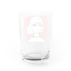 mocimiの風をうけるアンニュイガール Water Glass :back