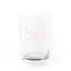 PLASTIC COBRAのチェシャ猫子々×plastic cobra Water Glass :back