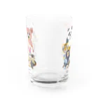 itaxmenworksの我が家の動物　アッセンブル！ Water Glass :back