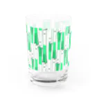 Tako＆Negi SUZURI支店のネギフル Water Glass :back