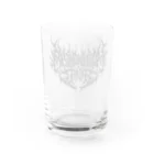 星ノ宮れの💫の星ノ宮れの ロゴ(黒) 小物類 Water Glass :back