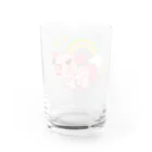 ZipBearTownのグーグー レインボー Water Glass :back