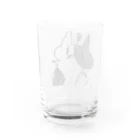 こくもつこやのとびだすものくろ Water Glass :back