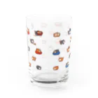 おむすびマーケットのコロタ と てんすけ いっぱい グラス Water Glass :back