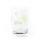 あるくろさんの蓮 Water Glass :back