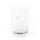 はるこの画伯ショップの外回り大変！サラリーマンアイスくん Water Glass :back