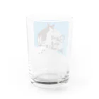 mayon's animal shopのオカピ 絶滅危惧種を守ろう Water Glass :back