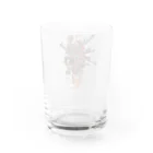 月が輝くこんな夜にのハートは釘付け Water Glass :back