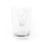 kawajitomoyoの野良猫のらねちゃん タピオカ Water Glass :back