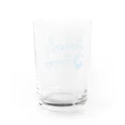WORLDWIDEのピーラーファンタジー水色 グラス反対面