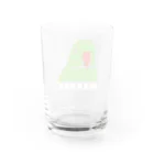 アルバトロスデザインの透けヒゲワカケ Water Glass :back