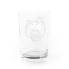 takopon_LINEの表情リアルねこ Water Glass :back