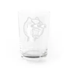 takopon_LINEの表情リアルねこ Water Glass :back