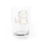 遊神ゆうきのイエローグリーンのさそりさん（蠍座） Water Glass :back