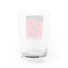 GALgalaxのred calm Water Glass :back