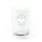 こますけの瓢箪にコマ Water Glass :back