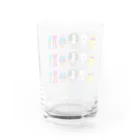 右手リアンうめもと公式のオールスターだらけ Water Glass :back