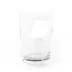 鈴の運動するもめん Water Glass :back