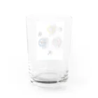 dressage ribbonのショーホースロゼット Water Glass :back