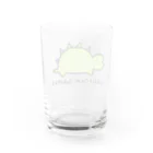 なみわさのアトリエのなんとかサウルス Water Glass :back