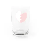 お参りとかげのぶれいきんはーと Water Glass :back