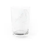 たじんのおみせのドルフィンスイム Water Glass :back