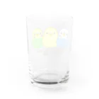 TeaDrop.Cのセキセイインコ Water Glass :back