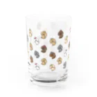 ししまる ともみのおめかし！ トップノットプードルず！ Water Glass :back