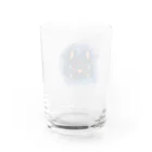 89虎の巣穴のウルフバット（青） Water Glass :back