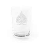 おみせの宇宙★海月ロゴグラス Water Glass :back