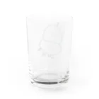 えんがわカフェの子供の描いた生き物 Water Glass :back