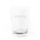 るま@沖縄グッズ販売中のあわもりでーじすきやいびんどー Water Glass :back