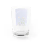 They call me"sambo"のひまわり Water Glass :back