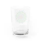 アトリエ　ＳＵＰＵのマンダラGREEN Water Glass :back