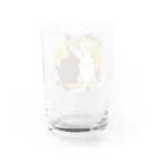 Lichtmuhleのうさぎとリース Water Glass :back