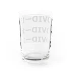 G-HERRINGのCOVIDー19 Water Glass :back