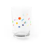 _sankakuyamataroのいろんなかたち（mini） Water Glass :back