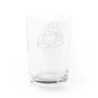 兎猫庵のPTA-ｂ　文字入り Water Glass :back