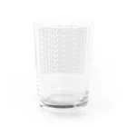 ヒラエイのNO DISCRIMINATION Water Glass :back